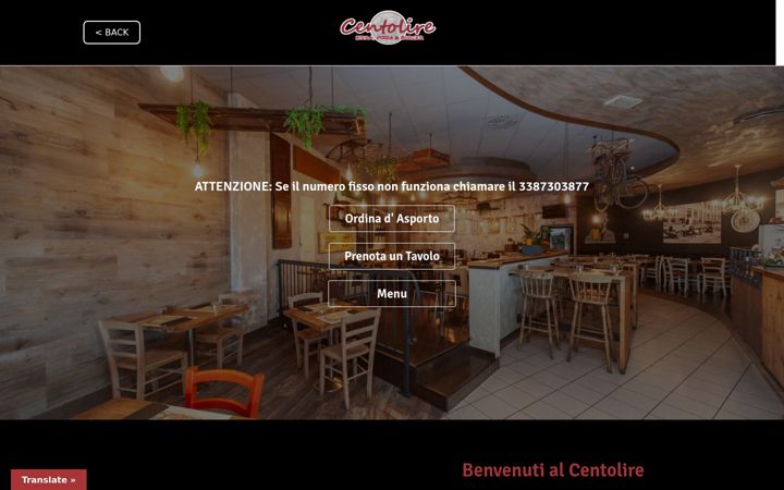 Screenshot of centolirerovigo.com