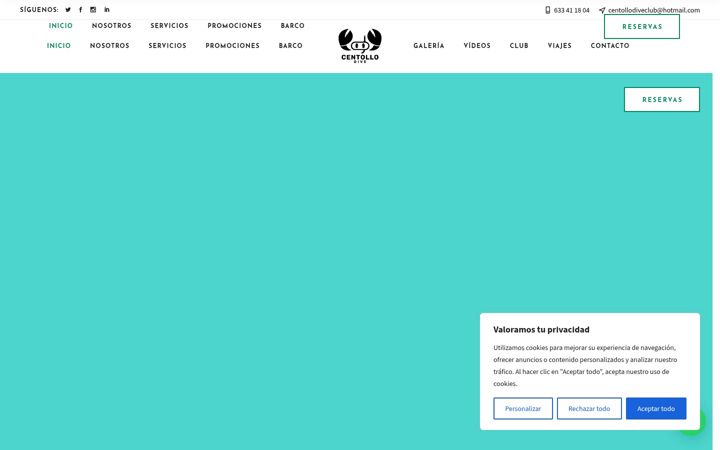 Screenshot di centollodive.es
