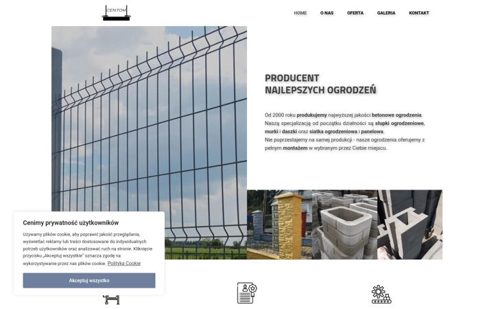 Kuvakaappaus sivustosta centom.pl