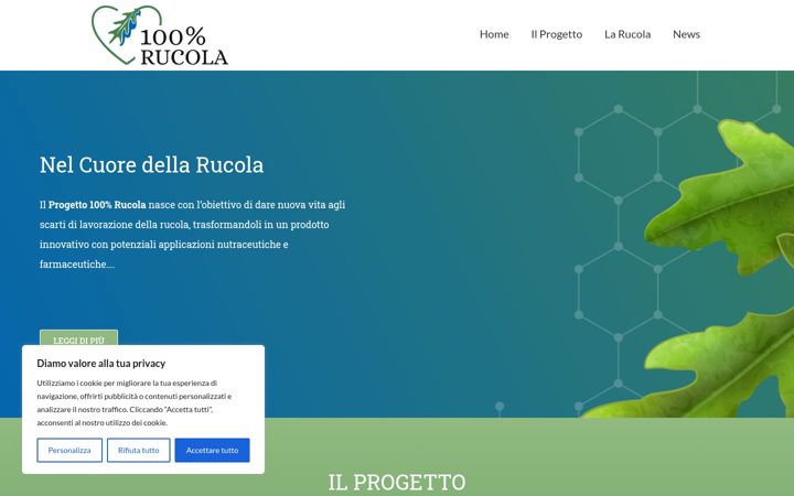 Screenshot of centopercentorucola.it