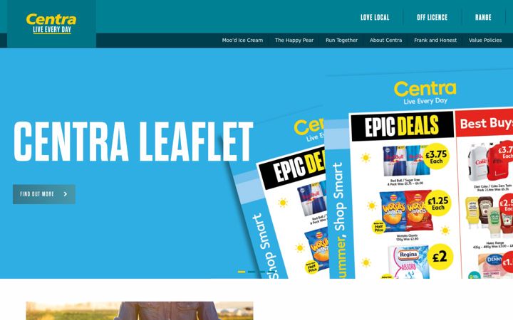Screenshot di centra.co.uk