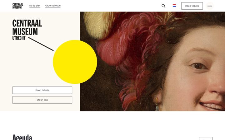 Screenshot of centraalmuseum.nl