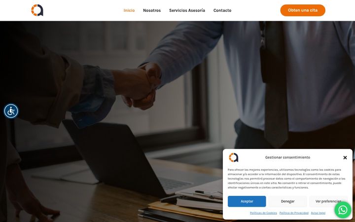 Screenshot of centraasesores.com