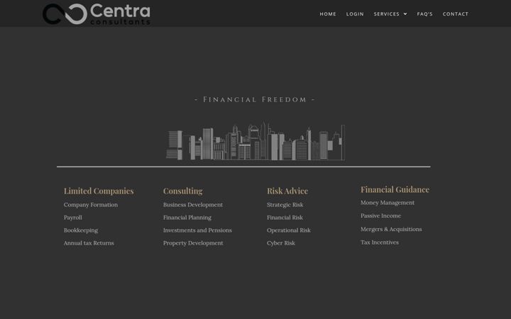 Screenshot di centraconsultants.co.uk