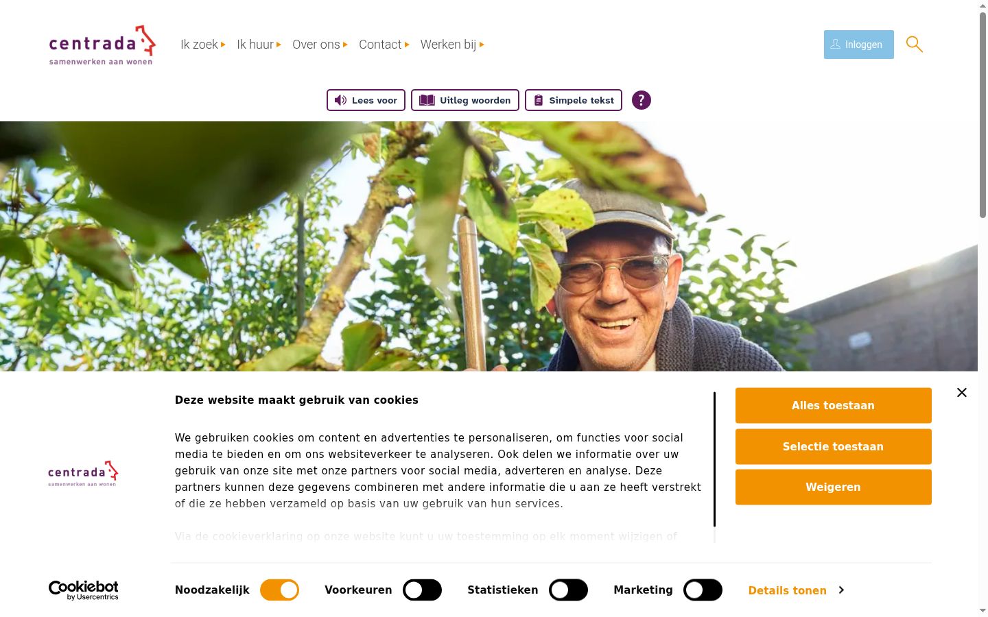 Sutikimo reklamjuostės, rodytos prieš bet kokią sąveiką, ekrano kopija