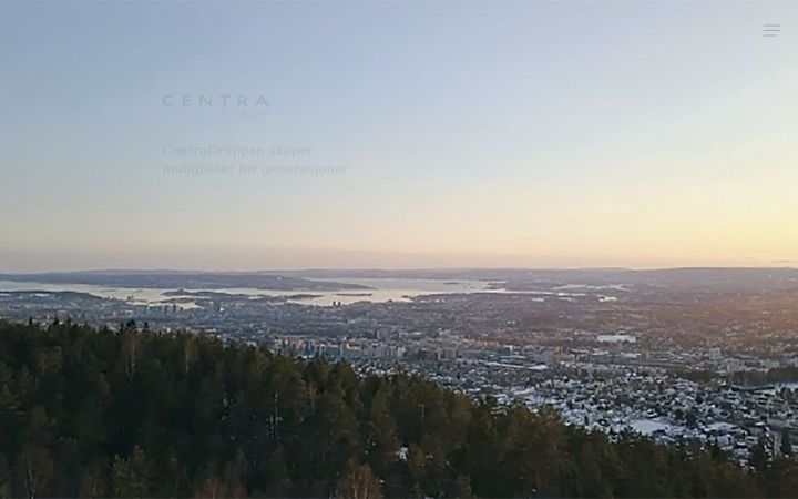 Screenshot of centragruppen.no