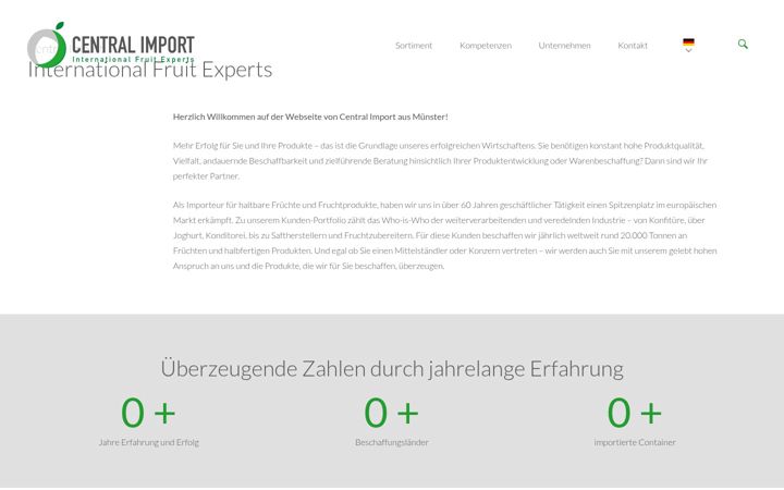 Screenshot of central-import.com