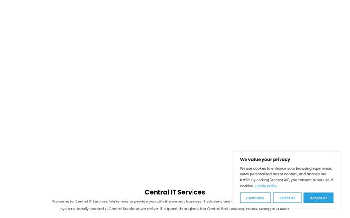 Screenshot di central-it-services.co.uk