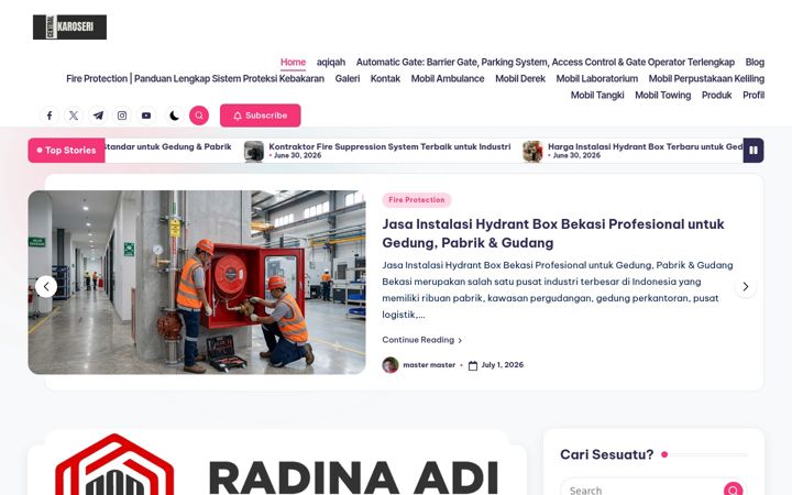 Screenshot of central-karoseri.com