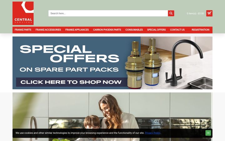 Screenshot di central-servicesuk.co.uk