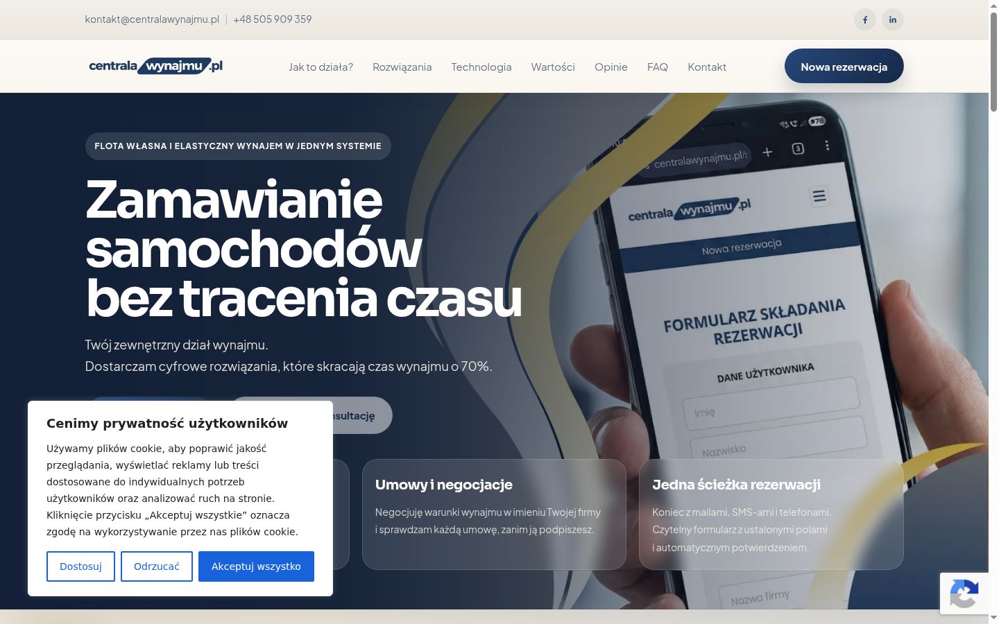 Sutikimo reklamjuostės, rodytos prieš bet kokią sąveiką, ekrano kopija