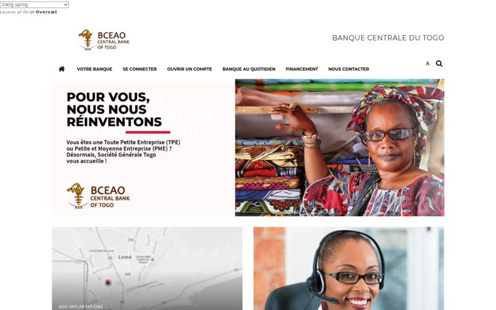 Screenshot of centralbankmonnaietogo.com