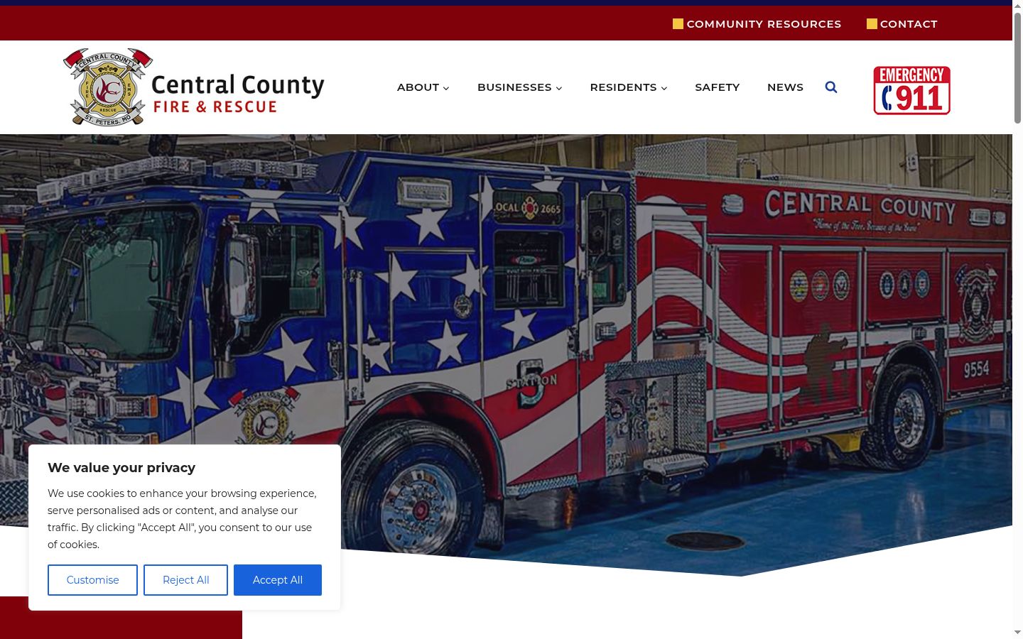 Zrzut ekranu banera zgody wyświetlanego przed jakąkolwiek interakcją