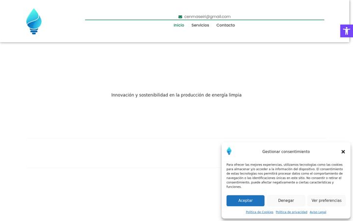 Screenshot di centraldemaseirinos.es