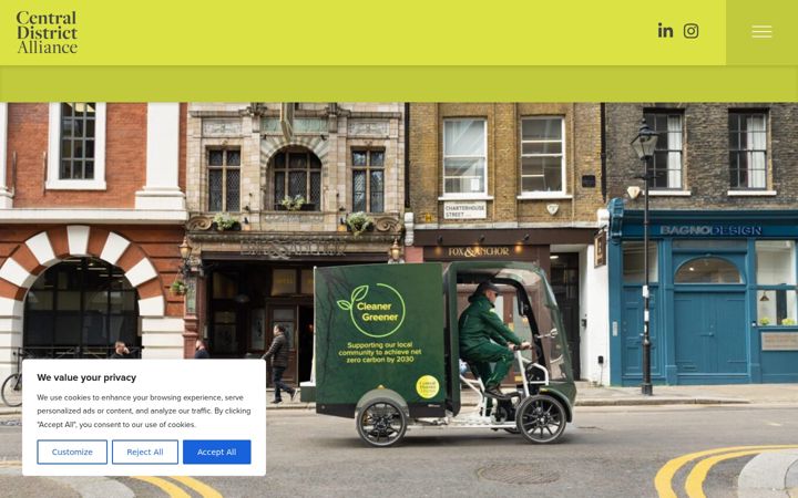 Screenshot of centraldistrictalliance.com