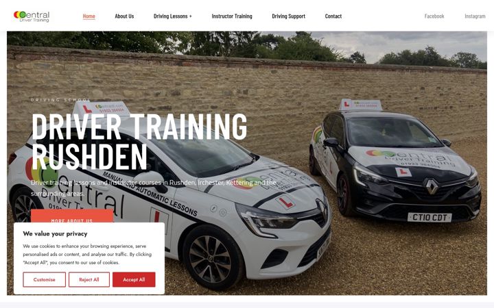 Screenshot of centraldt.com