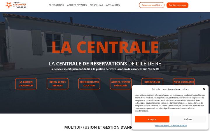 Screenshot of centrale-iledere.com