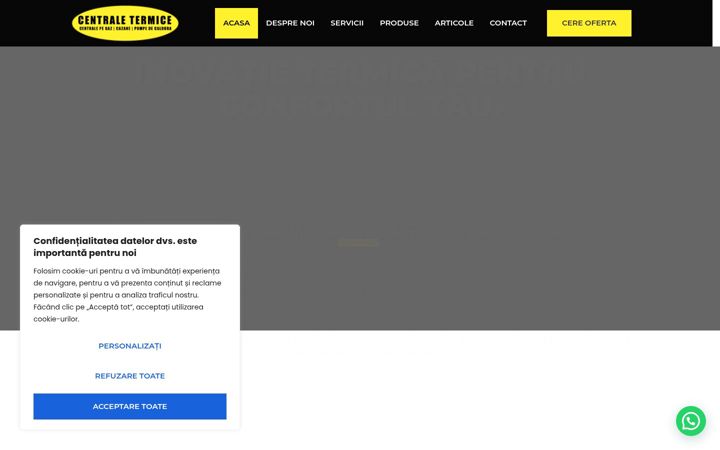 Screenshot of centrale-termice.com