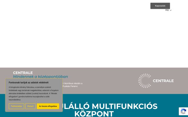 Screenshot του centrale.hu