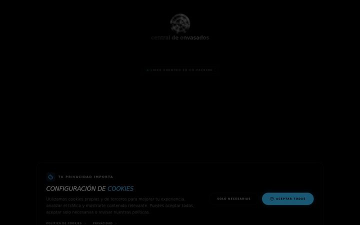 Screenshot of centralenvasados.com