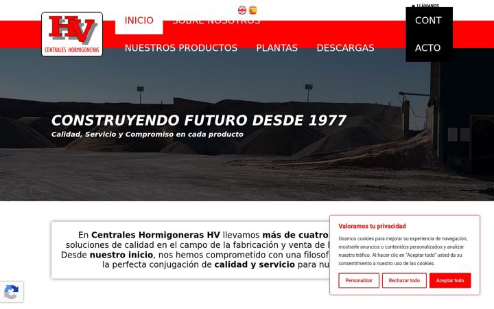 Screenshot di centraleshormigoneras.es