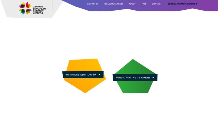Screenshot of centraleuropeanstartupawards.com