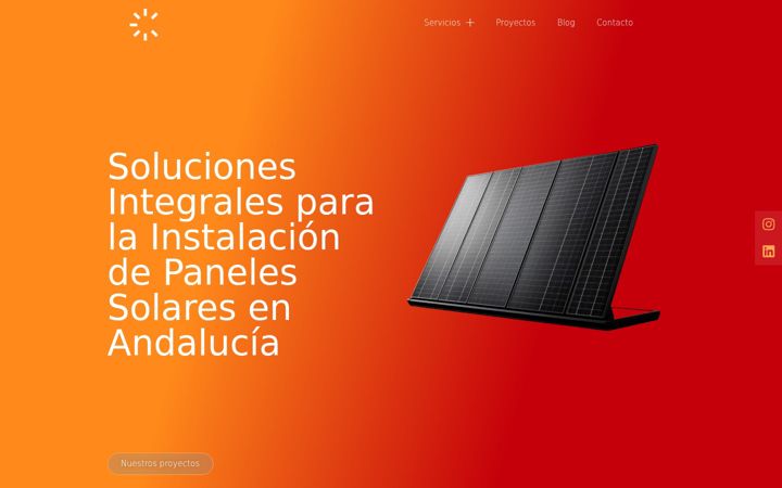 Captura de pantalla de centralfotovoltaica.es