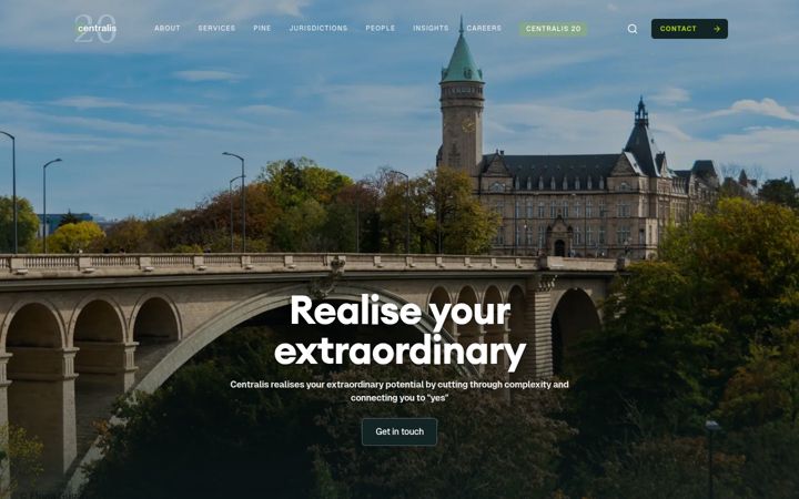Screenshot of centralisgroup.com
