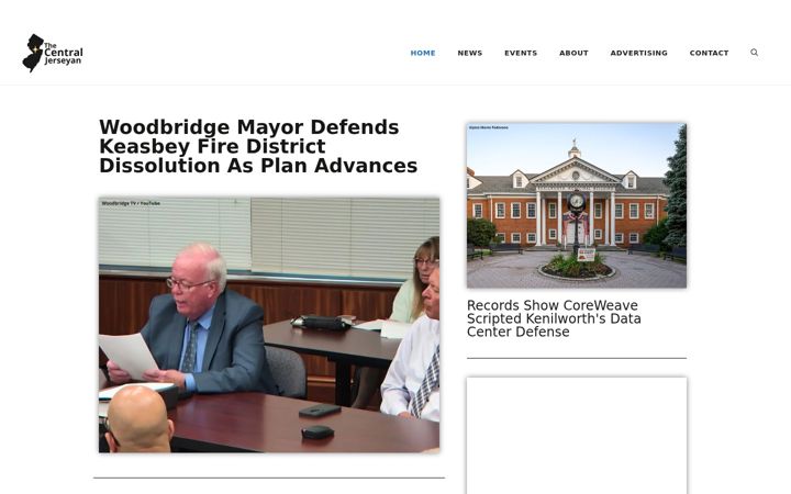 Screenshot of centraljerseyan.com