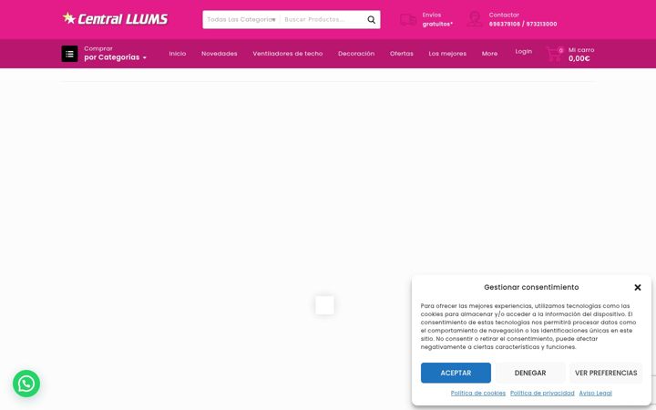 Screenshot of centralllums.com