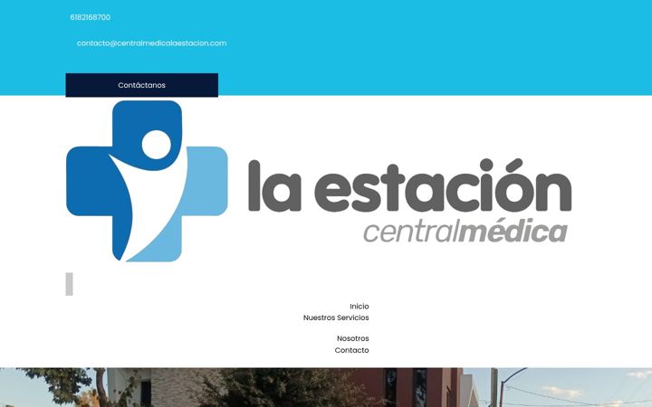 Screenshot of centralmedicalaestacion.com