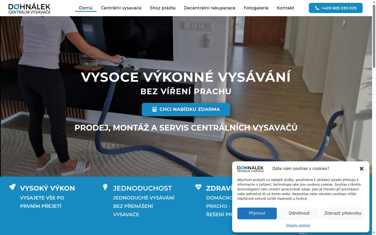 Sutikimo reklamjuostės, rodytos prieš bet kokią sąveiką, ekrano kopija