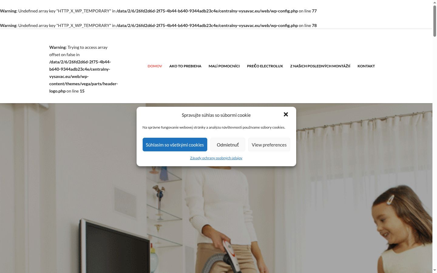 Screenshot tal-banner tal-kunsens muri qabel kwalunkwe interazzjoni
