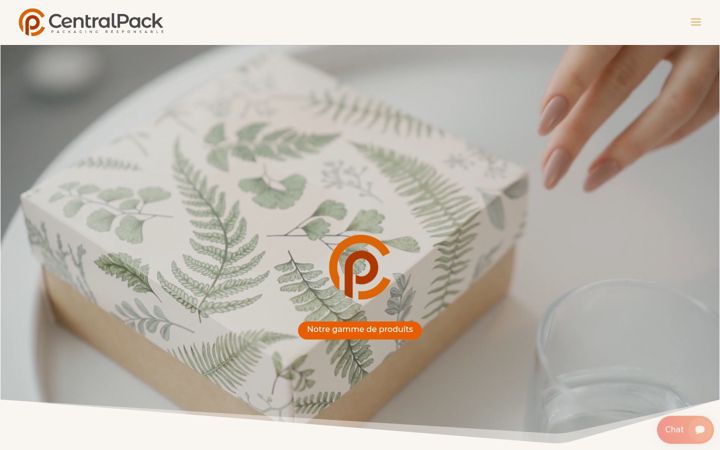 Screenshot ta' centralpack.fr