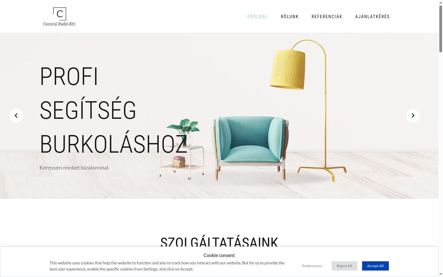 Screenshot tal-banner tal-kunsens muri qabel kwalunkwe interazzjoni