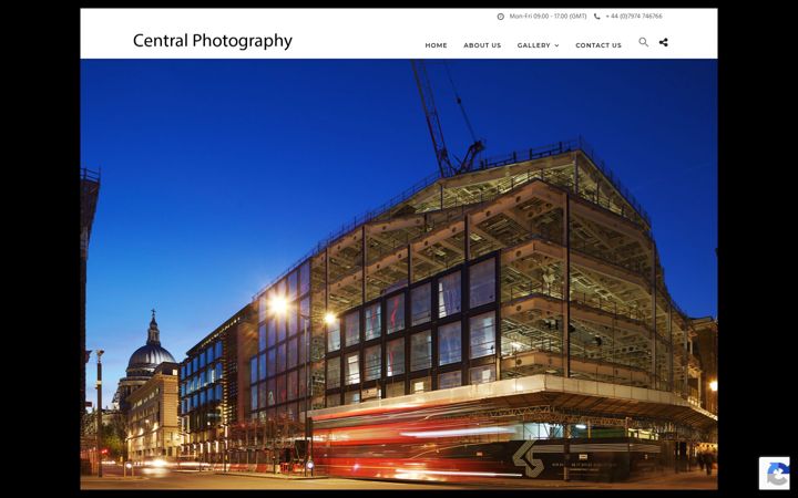 Screenshot of centralphotography.london