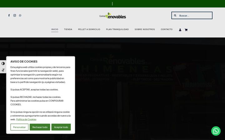 Screenshot of centralrenovableseie.com