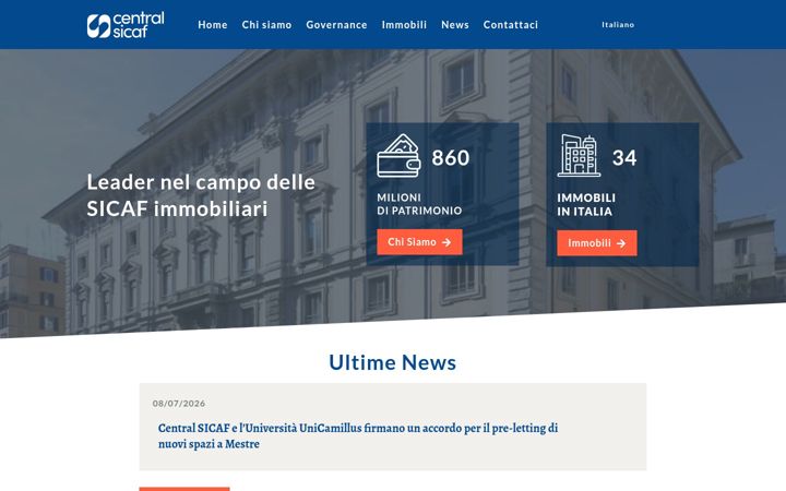 Screenshot of centralsicaf.it