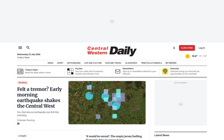 Képernyőkép: centralwesterndaily.com.au