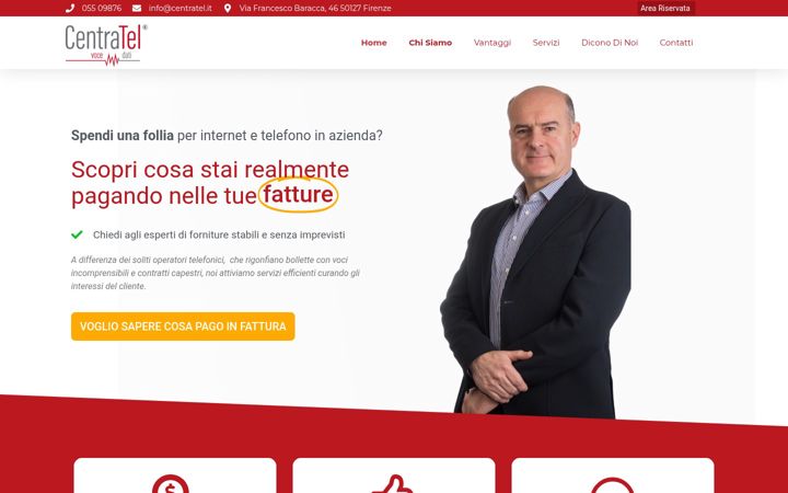 Screenshot of centratel.it
