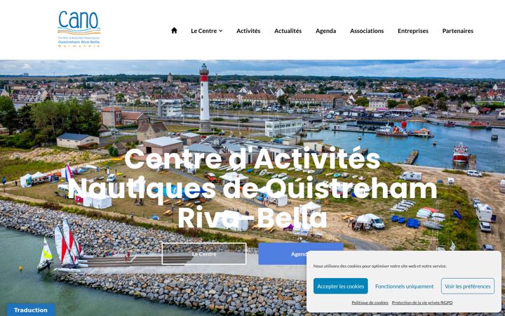 Screenshot ta' centre-activites-nautiques-ouistreham.fr