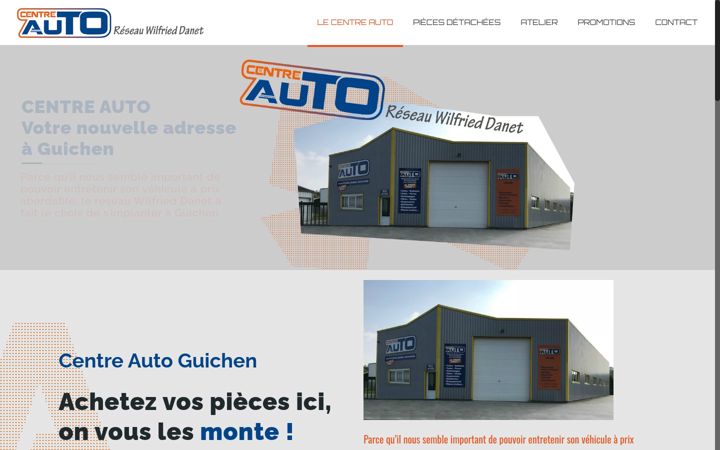 Screenshot of centre-auto-guichen.com