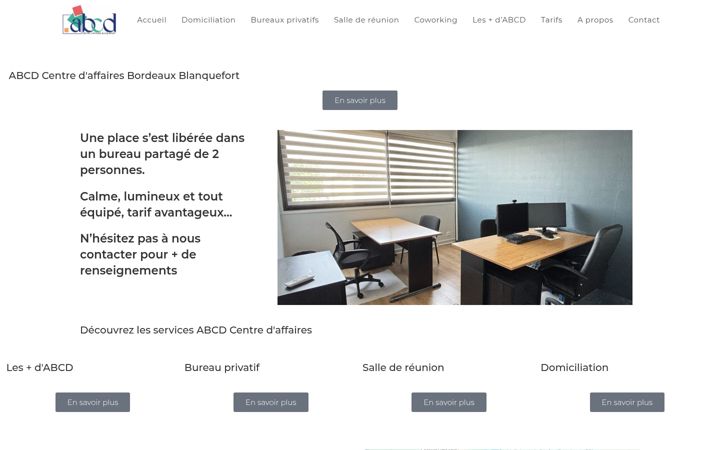 Screenshot of centre-d-affaires-bordeaux.com