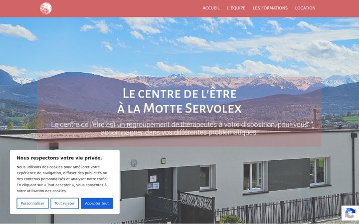 Skjermbilde av centre-de-l-etre-savoie.fr
