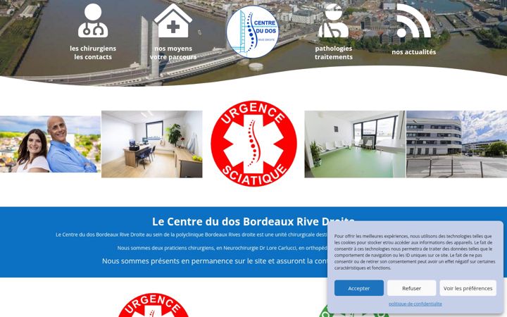 Screenshot of centre-du-dos-bordeaux.com