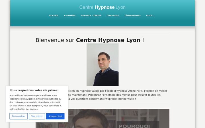 Screenshot of centre-hypnose-lyon.com