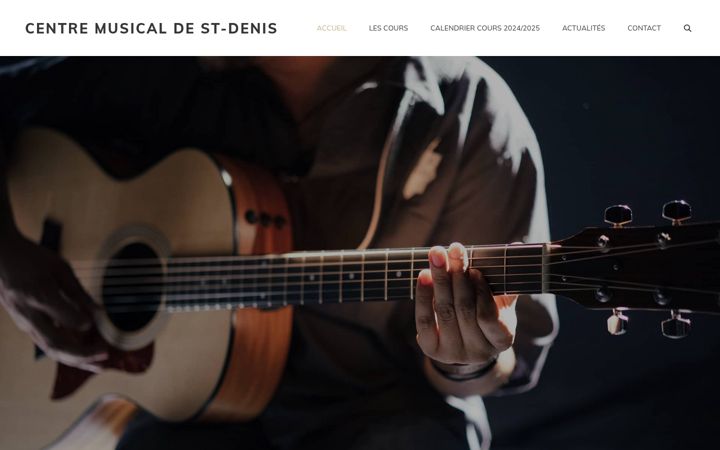 Screenshot of centre-musical-saint-denis.fr