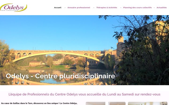 Skjámynd af centre-odelys.fr