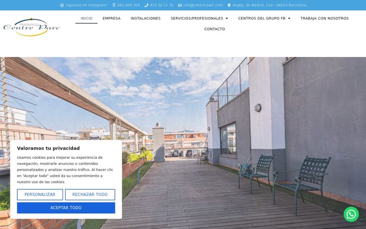 Screenshot of centre-parc.com
