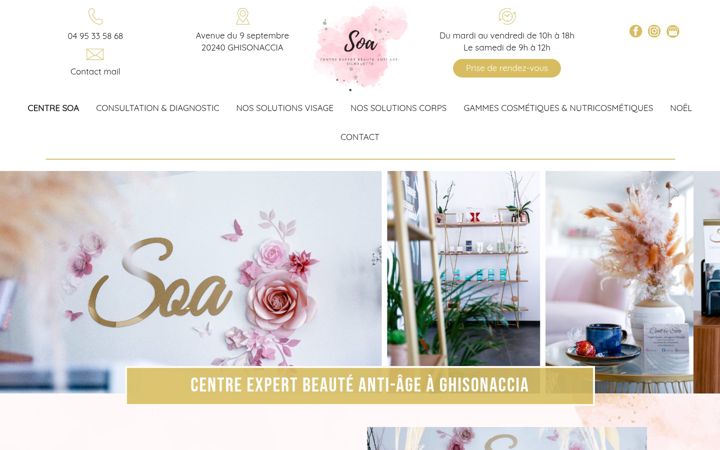 Screenshot ta' centre-soa.fr
